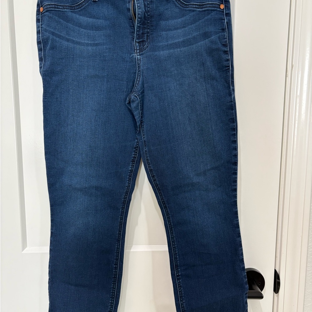 Level 99 Dark Blue Straight Leg Jeans